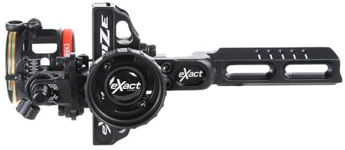 B3 Archery Exact Rize Hunter Bow Sight, Left Hand, Mathews Bar, 3-Axis, Sight Light, Rapid Travel Wheel, Steel Pins, 2023 Model (RZE-HT-LH-M)