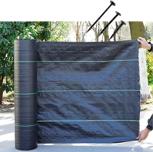 tissu de barrière d'herbes, Tissu géotextile anti-mauvaises herbes for jardin, protection contre les mauvaises herbes, for l'extérieur, durable(1.2 * 200m)