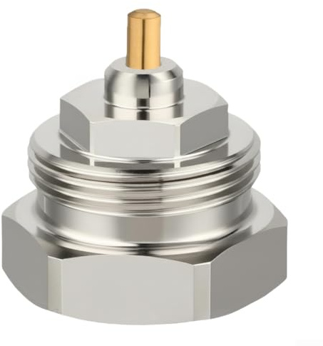 Für Oventrop-kompatibler Heizkörperadapter aus Edelstahl für Thermostatventil, zur Unterstützung eines stabilen Wärmemanagements