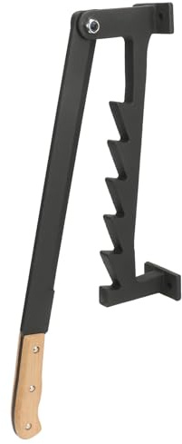 Focket Wall Mounted Wood Splitter, Heavy Duty Firewood Kindling Splitter, Log with Adjustable Handle and Screw/Fastener Holes for Camping Household Indoor Outdoor Use