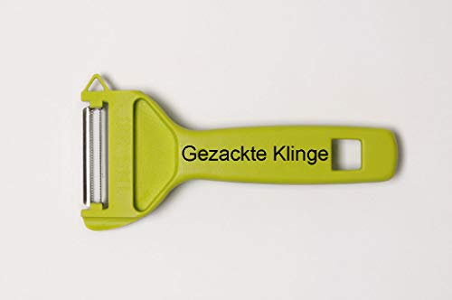 MAAJ Set ORIGINAL TNS 2003 SPARSCHÄLER + ERSATZKLINGE MIT GEZACKTER Klinge - IN WUNSCHFARBE (Kiwi - Green)