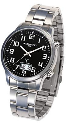 Masterline1966 Funk-Uhr Analog-Digital mit Edelstahl Armband ML06228011