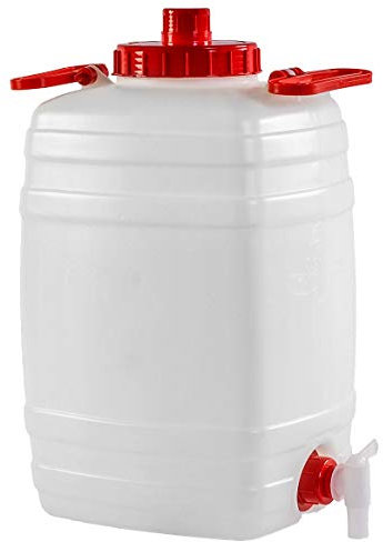 1 pièce de fût avec robinet et évacuation 25 l