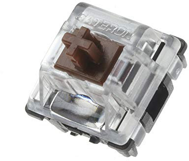 EPOMAKER Original 16 Stück Gateron Optischer Schalter Set für mechanische Tastatur SK61/SK64/SK71/SK68 (16 PCS, Gateron Optical Brown)