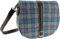 Harris Tweed Schultertasche 'Beauly' – Grau und Blau kariert, mehrfarbig