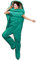 SXFYHXY Humanoider Schlafsack 4 Jahreszeiten Baumwolle Outdoor Camping Schlafsack Mit Getrennten Beinen Für Erwachsene Ultraleichter Warmer Mumienschlafsack, Lake Blue, L