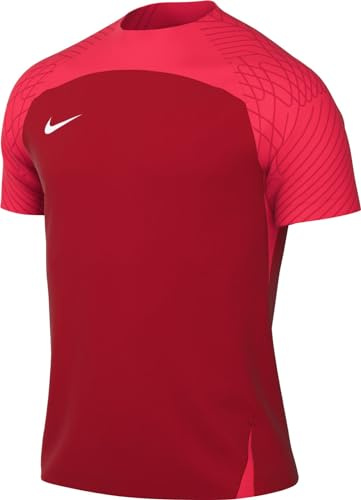 Nike DR0889-657 M NK DF STRKE III JSY SS T-Shirt Herren University RED/Bright Crimson/White Größe S