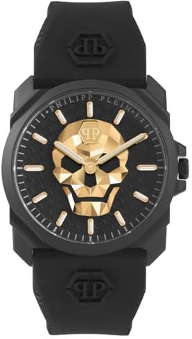 Philipp Plein Herren Quarz Analog Armbanduhr The $Kull King