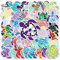 AUCEKO 50 Stück Schildkröte Aufkleber Pack Tortoise Turtle Sticker Set wasserdichte Vinyl Sticker für Laptop Kinder Autos Motorrad Fahrrad Skateboard Gepäck Koffer Computer Aufkleber Graffiti Decal