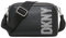 DKNY Damen R31ezh47-bsv-medium Umhängetasche, Schwarz/Silber