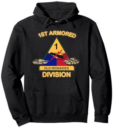 1. Armored Div – Old Ironsides Design Pullover Hoodie