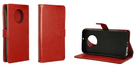 caseroxx Bookstyle-Case für Gigaset GX4 / GX4 Pro, rot | Aufklappbare Buch-Schutzhülle mit Innenfächern und Rundumschutz für den Alltag, aus Kunstleder