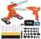 VEVOR 46 PCS Kit de Reparación de Abolladuras sin Pintura con Desabollador de Oro Pistola de Pegamento Caliente Barras de Pegamento Kit de Desabollador de Coche para Eliminación de Abolladuras de Auto