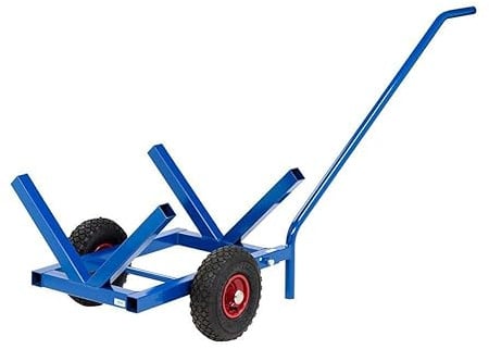 Langgutwagen 1.600 x 600 x 750 mm, Traglast: 200 kg - blau