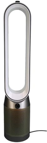 Dyson TP09 Purifier Cool Formaldehyde 2in1 weiss/gold, Ventilator & Luftreiniger leise, Schlafzimmer geeignet, Allergiker Raucherzimmer Luftfilter 99,5% von Staub Pollen, inkl JUNG Pflegetücher