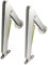 Lokatall - Cerniera di supporto per coperchio a chiusura ammortizzata, confezione da 2 pezzi, resistente, 80 N/100 N/150 N/200 N, con molla a gas sicura, asta idraulica con ammortizzatore, per scatole