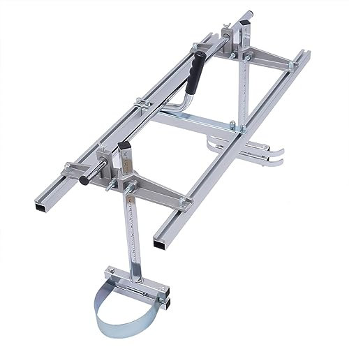 TRIEBAN Aserradero móvil portátil de motosierra molino tablones fresado fresado guía de madera motosierra para motosierras de 14a 36