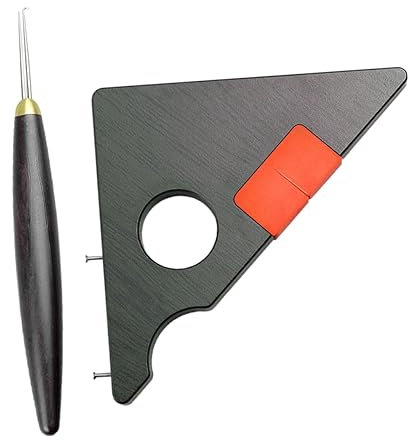 ABOOFAN 2sätze Angelhak-messlineal Mit Knoter Tragbares Werkzeug Zum Binden Von Angelschnüren Ergonomisches Design Einstellbare Hakentransportmessung Für Angler Geeignet
