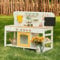 Giant bean Mud Kitchen for Kids Outdoor, Deluxe Wooden Toy Play Kitchen Set for Boys and Girls Ages 3-8 Indoor & Outdoor Activities, with Sand and Water Sink, Blackboard and Kitchen Accessories