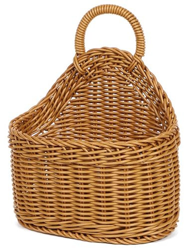 Blogiiup Cesti di Vimini appesi per Muro, cestini sospesi con Manico, cestini da Parete investici, cesti di Vimini appesi, Cesto Muro sospeso Ovale per organizzare Lo Stile di casa1, Cestino sospeso