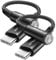 JSAUX USB C zu 3.5mm Klinke Adapter 2 Packung, Kopfhörer Jack Typ C Aux Audio Adapter für Samsung S21 S20/Note 20, Huawei P40 P30 Pro/Mate 40 30 Pro, iPad Pro, Oneplus, Pixel 6/4XL,Xiaomi-Schwarz