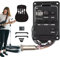 Guitarra acústica, amplificador de preamplificador de pastilla, ecualizador de preamplificador de guitarra, transductor eléctrico acústico, amplificador de guitarra de tubo híbrido, fácil de usar,