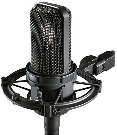 Msuiiixcccc Microphone AT4040 Condenser Microphone Vocal Live Reading Dubbing Microphone Suitable for Anchor, Dubbing Studio, Recording, st