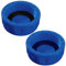 Lyeteung 2 Piezas G1-1/4 Conector de Manguera de Rosca Hembra Redondo, PVC Tapa Ciega Tubería, Rosca Hembra PVC Tapa de Válvula de Drenaje, con Junta de Goma, para Extremos Tuberías, Azul