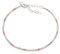 Bracciale Tennis Rainbow Argento 925 con Zirconi 5A da 1,5 mm e catena argento, Arcobaleno, Gioiello Elegante Regolabile per Donna – Idea Regalo Raffinata con Packaging Lusso – Qualità Made in Italy