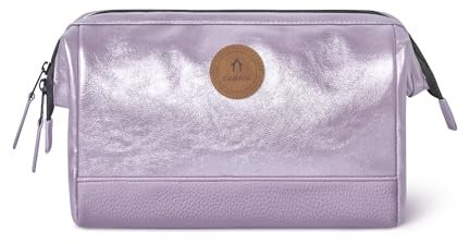 CABAIA - Trousse de Toilette Homme et Femme - Ouverture Grand Angle avec 2 Poches intérieures - Organisateur de Voyage Pratique et Résistant - Vanity avec Un Design Français, Exclusif et Original