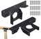 Pinces pour pergola - Pinces en T réglables à 3 voies - Haute performance - Matériel de fixation d'angle en acier pour l'extérieur - Kit de renforcement du cadre durable avec vis à vis - Plaques fixes
