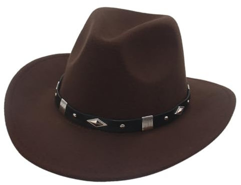 Chapeau Femme Chic Chapeaux à Large Bord Chapeaus De Soleil Hats Loisirs D'éTé RéTro Unisexe Hat Roulé Accessoires De Costume De Cowboy Respirante Tendance Anti-UV Plage Voyage