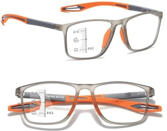 Generisch Banogalle Brille Zoom,Sportliches Lesebrille Automatik Brille Gleitsicht Intelligente Fokussierung, Anti-Blaulicht Intelligente Zoom Automatische Brillen Für Presbyopie