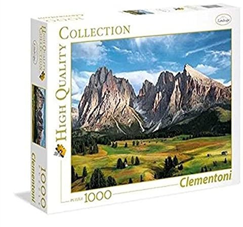 Clementoni 39414 Die Alpen - HQC Puzzle, 1000 Teile