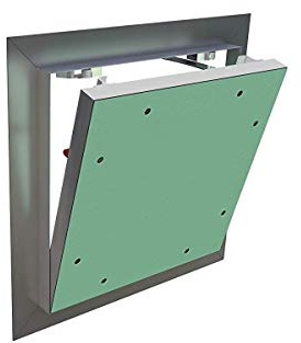 BOTOLA ISPEZIONE CARTONGESSO CONTROSOFFITTO TELAIO ALLUMINIO APRIBILE 60X60