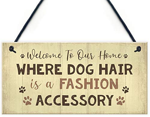 Red Ocean Funny Dog Sign Dog Lover Gift Dog Sign For Home Funny Dog Gift Xmas Gift For Dog Lover