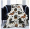 Chickwin Plaid Pile di Flanella, Coperta Letto Singolo 120x150 cm, Divano Blanket Grande Caldo Morbida, Leggera, Soffice, Accogliente e Lussuosa