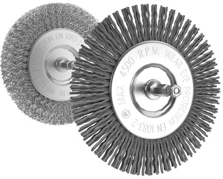 Fugenbürsten Nylon Metall 2er Sets (Fugenbürste 1x Nylon / 1x Metall)