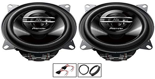 Fiat Grande Punto Altoparlante Aggiornamento Altoparlanti Per Auto Pioneer Porta Posteriore 4 10cm + Cialda Adattatore 210W