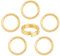 BENECREAT 300Pcs 6mm 14K Gold Jump Ring Jump Ringe Für Schmuckherstellung Gold Open Jump Rings Bulk Für DIY Craft Ohrring Anhänger