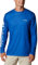 Columbia Herren Terminal Tackle PFG Carey Chen Langärmlig T-Shirt, Vivid Blue/White Intruder, Medium