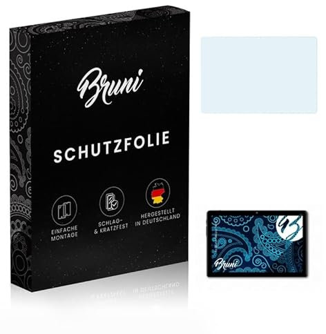 Bruni Schutzfolie kompatibel mit Beafon TAB-Lite TW10 Folie, glasklare Displayschutzfolie (2X)