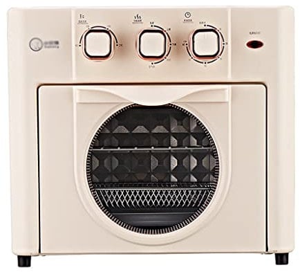Fryers Air FryerHousehold Electric Oven Home 18L Large -capacity Multifunctional Air Fried Pot Oven 3 Mechanical Knob (Color : Pink, Size : 35 * 32 * 23cm)