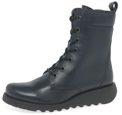 Fly London Damen Silf015fly Springerstiefel, Navy, 36 EU