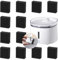 Wasserpumpenfilter, Wasserpumpenfilter für Trinkbrunnen für Katzen und Hunde, Modell: WF20 (Schwarz-12pcs)