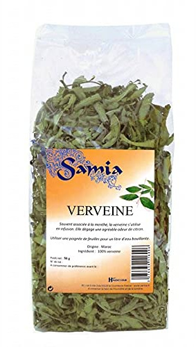 SAMIA - Verveine 50G - Saveurs exotiques pour une cuisine pleine d'Orient - Le Lot De 4