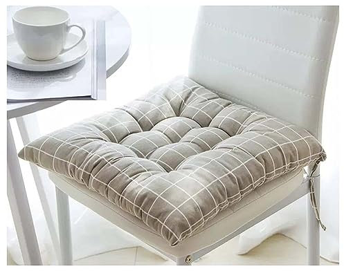 Cojines Sillas Cocina, 40x40cm/50x50cm Suave Antideslizante Cojín , Cojín Silla Oficina Lavable,para Interior y Exterior, Jardín, Cocina, Comedor, Patio ( Color : #6 , Size : 45x45cm/17.7x17.7in )
