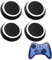 Siqian 4PCS Thumb Grips for Ps5 & Ps4 Controller, Silicone Cover, Joystick Protection, Convex & Concave Design