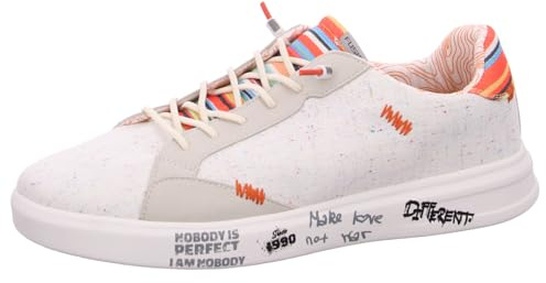 Fusion Leinenschuh Weiß in Größe 44