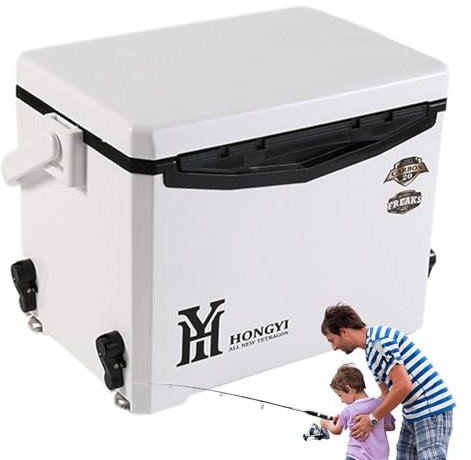 Toseky Cooler Box - Insulated Cooler Box Ultra-Light | Insulated Cooler, Ice Chest for Fishing, Boat, Drink, Picnic, Beverage, Barbecue, Travel